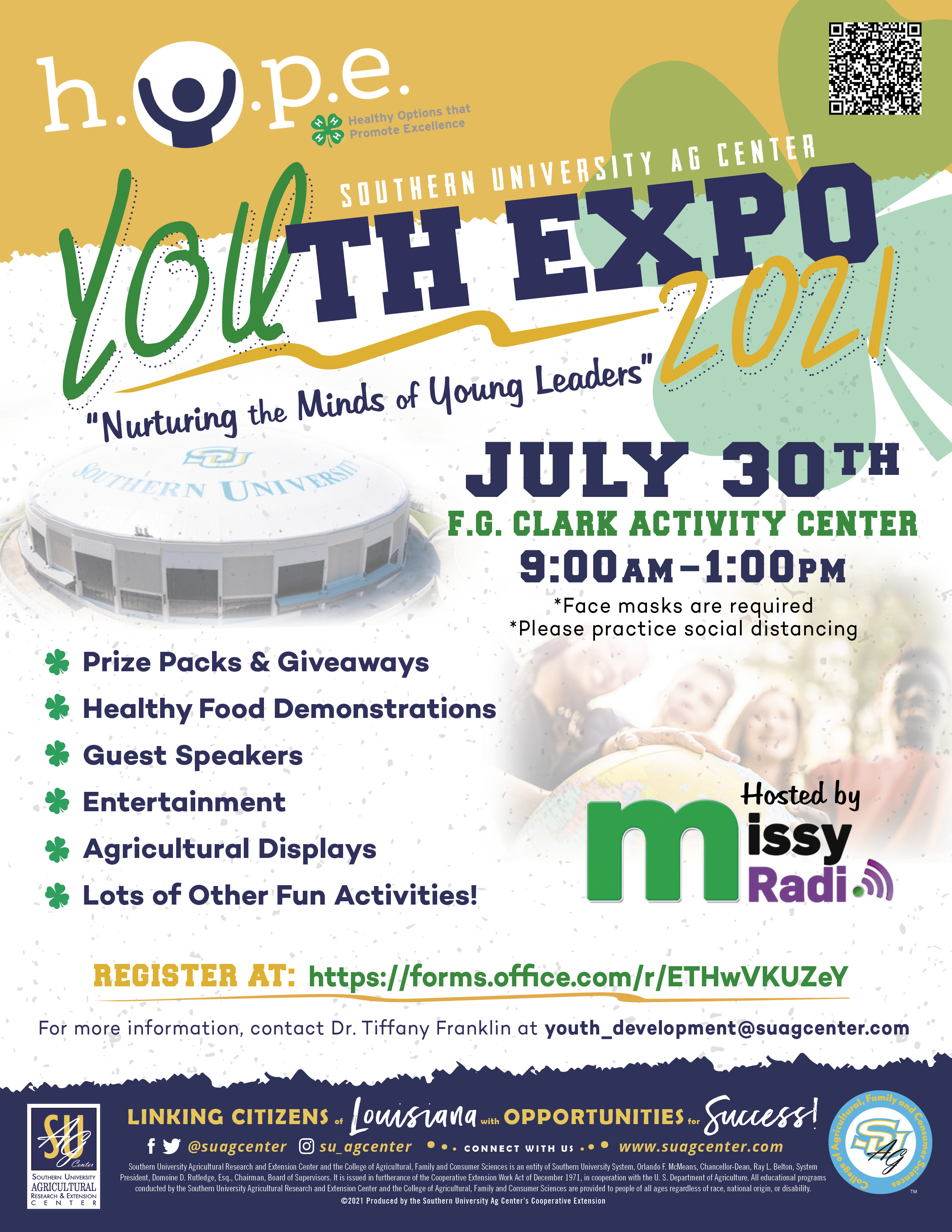 SU Ag Center set to host its 2021 Youth Expo on July 30 Eunice News